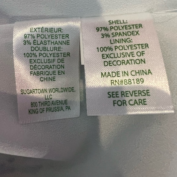 Lilly Pulitzer shift dress short sleeve blue and pink floral with cording - Picture 11 of 12